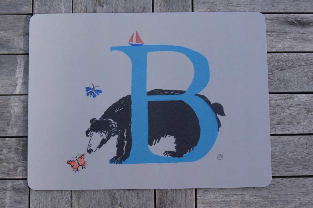 Placemat B - Butterfly Bear